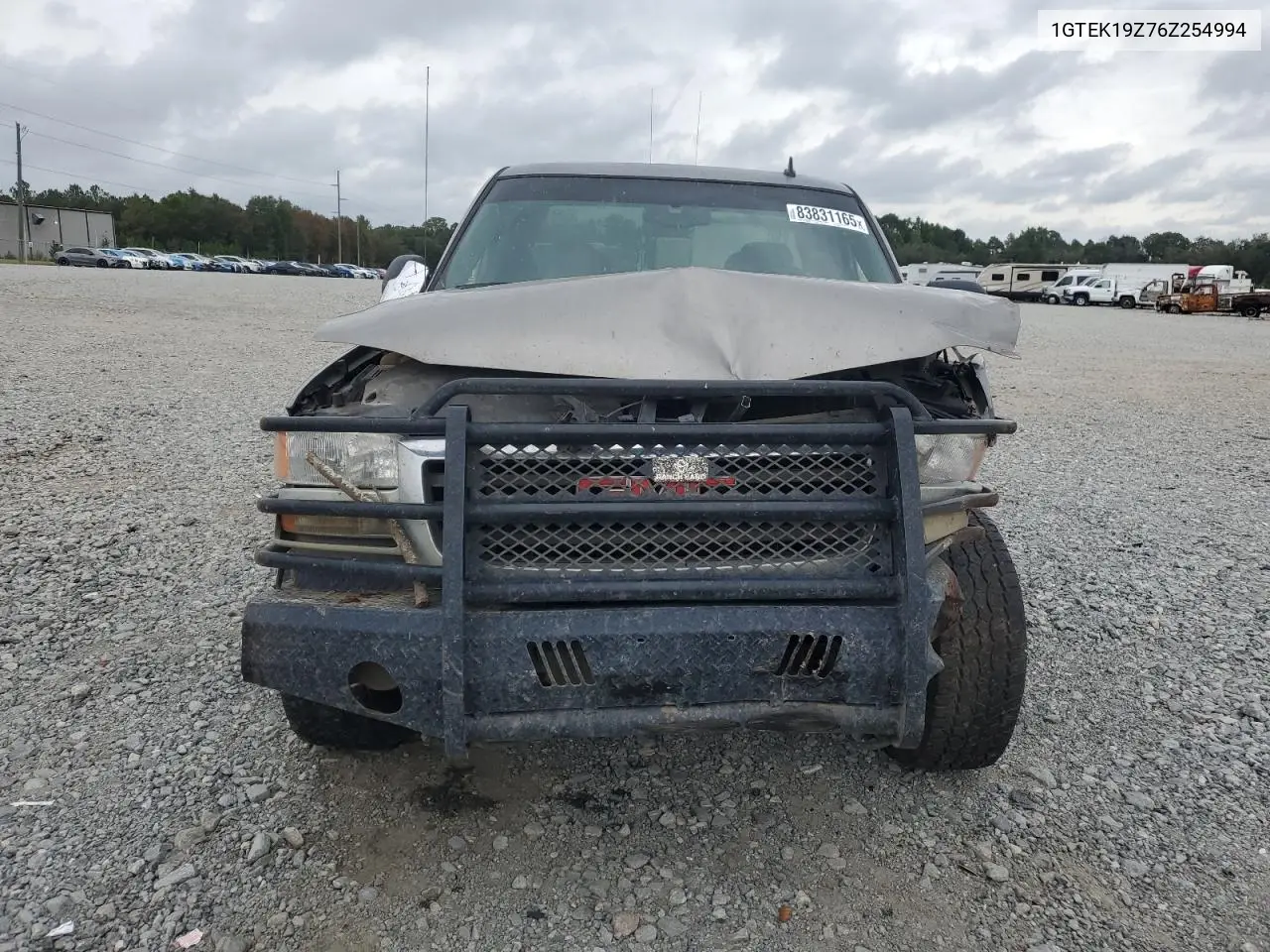 1GTEK19Z76Z254994 2006 GMC New Sierra K1500