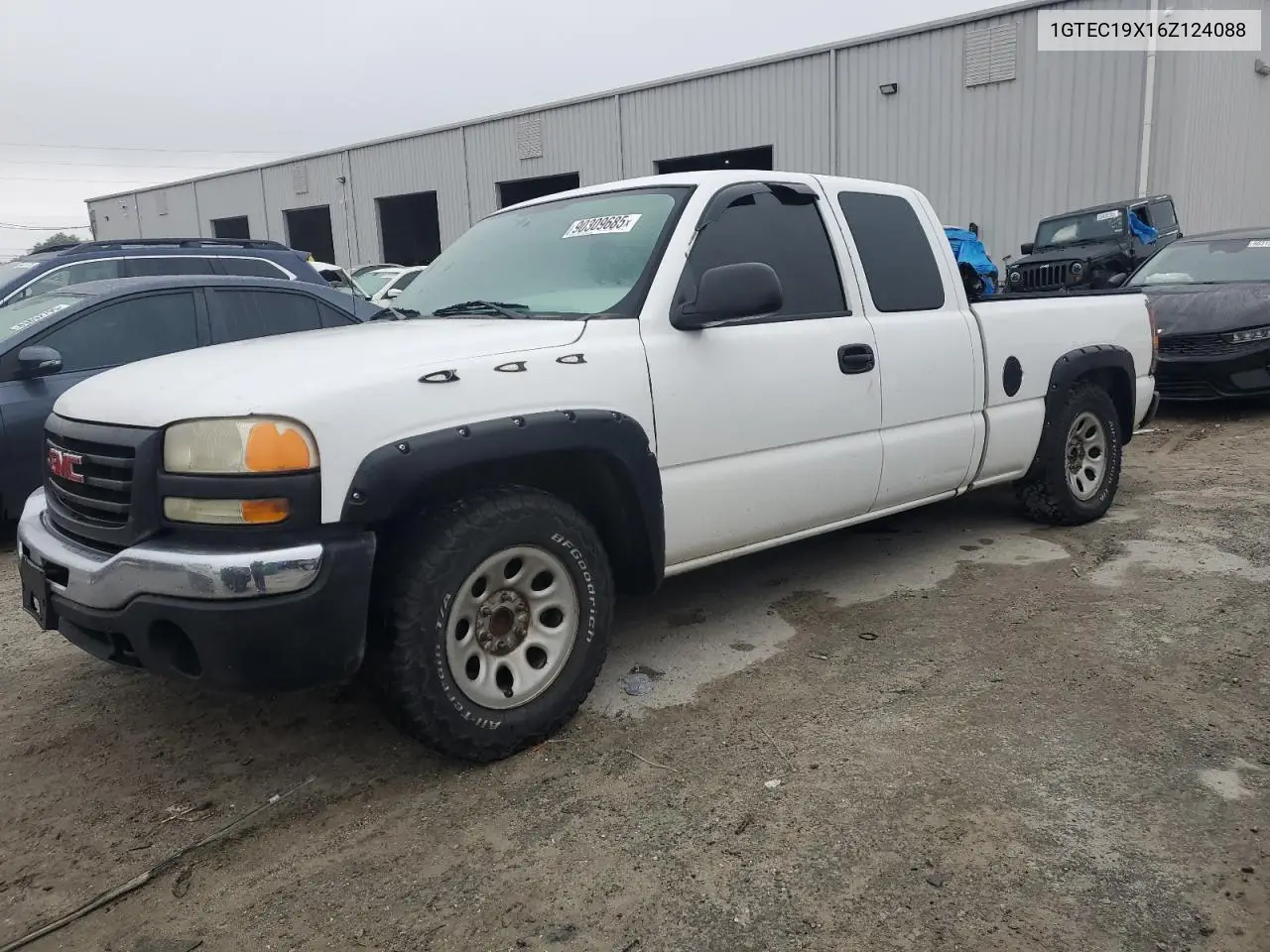 1GTEC19X16Z124088 2006 GMC New Sierra C1500