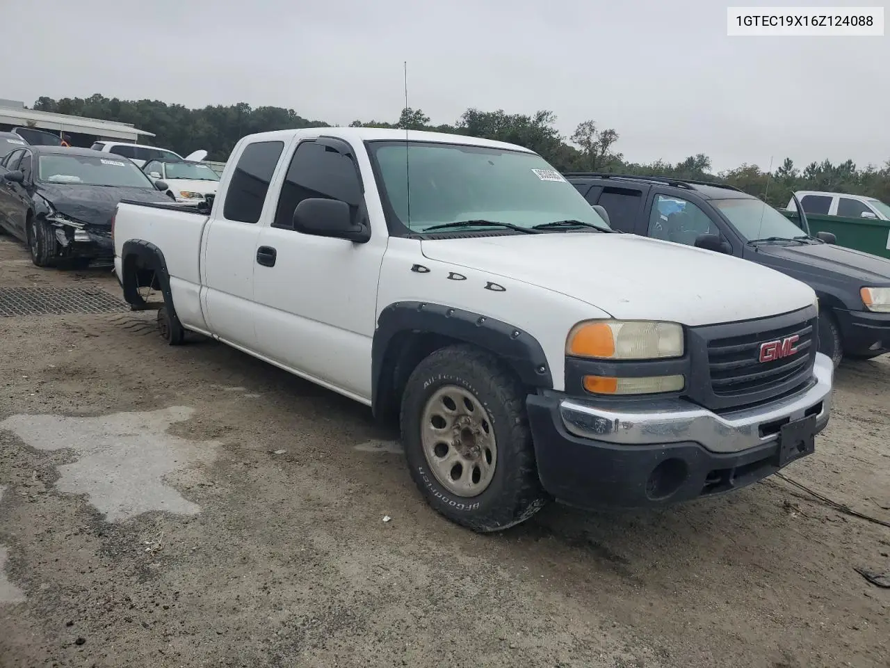 1GTEC19X16Z124088 2006 GMC New Sierra C1500