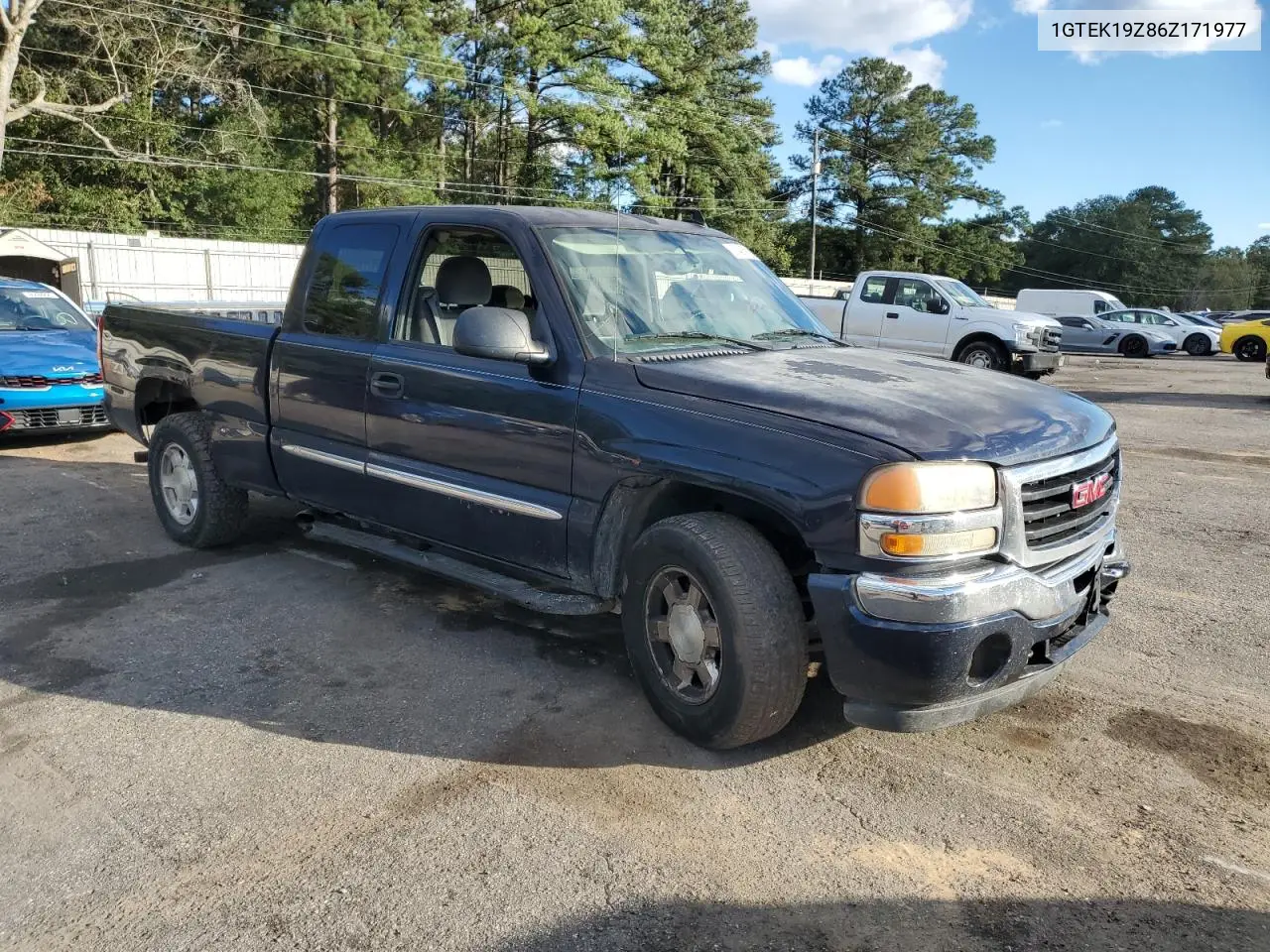 1GTEK19Z86Z171977 2006 GMC New Sierra K1500