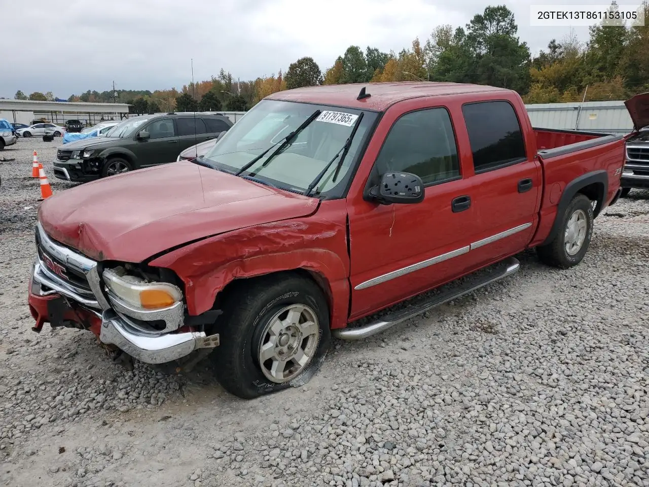 2GTEK13T861153105 2006 GMC New Sierra K1500
