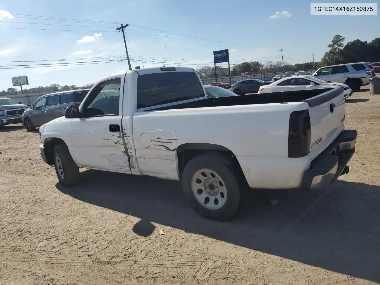1GTEC14X16Z150875 2006 GMC New Sierra C1500