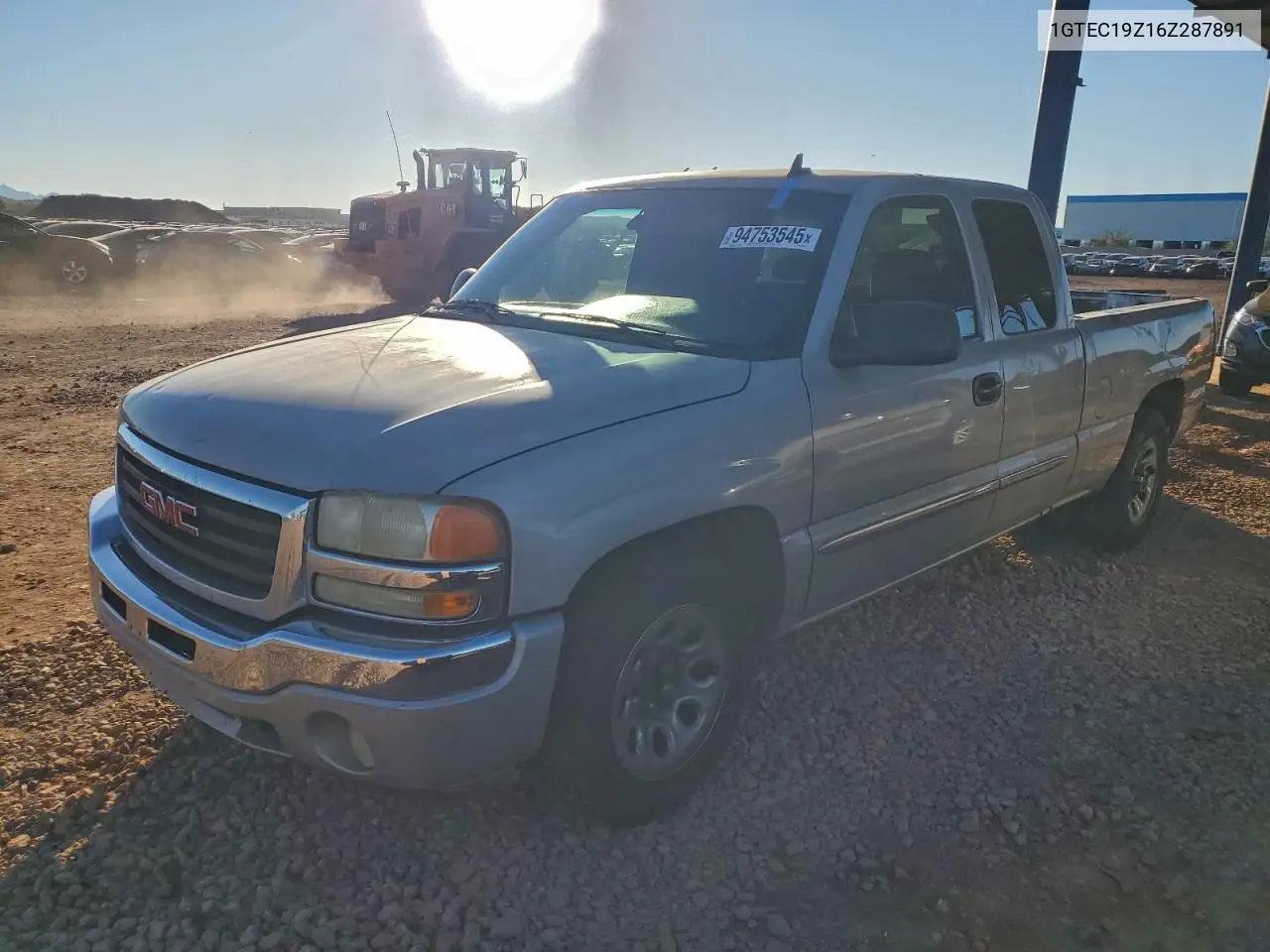1GTEC19Z16Z287891 2006 GMC New Sierra C1500