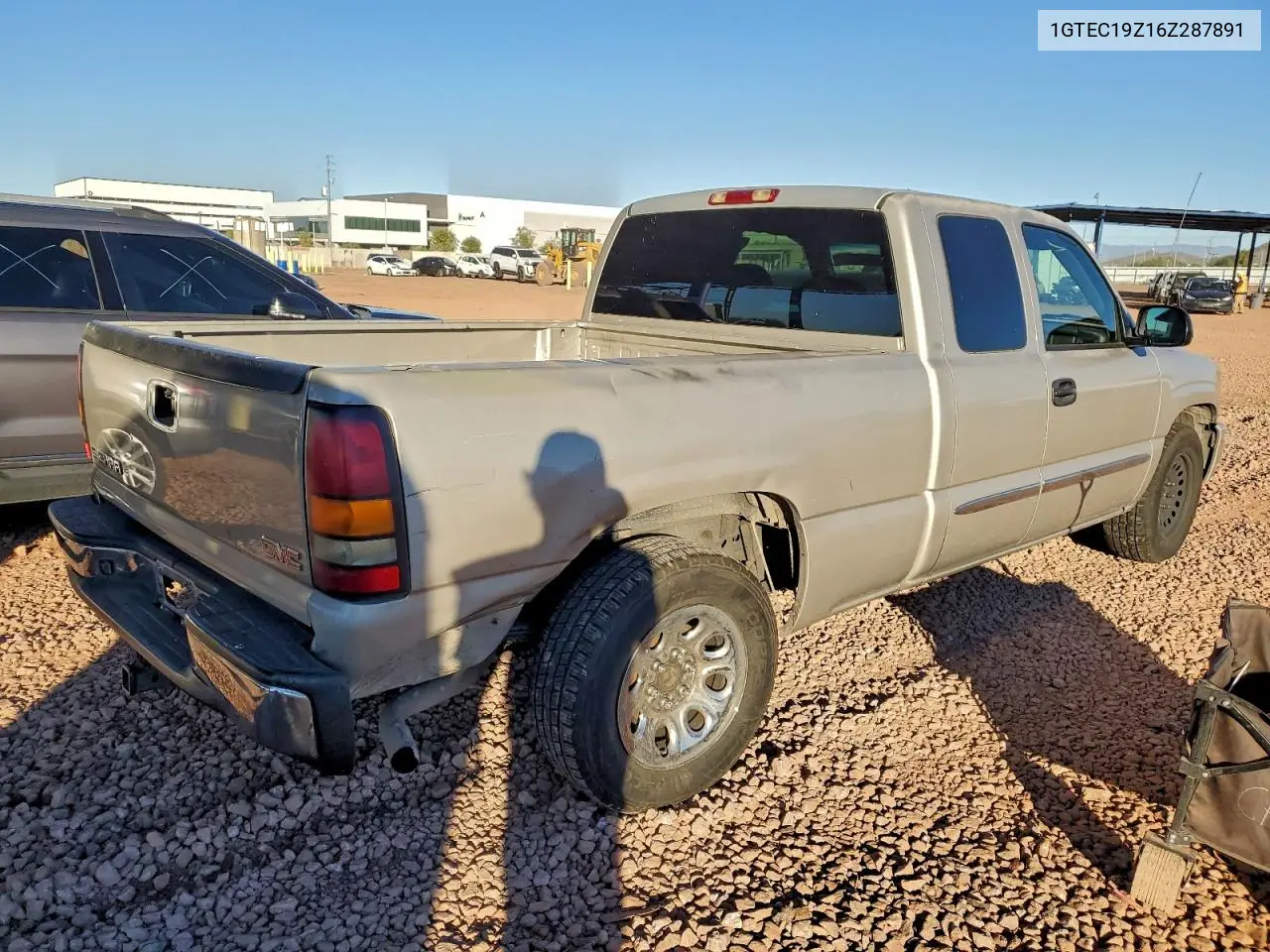 1GTEC19Z16Z287891 2006 GMC New Sierra C1500