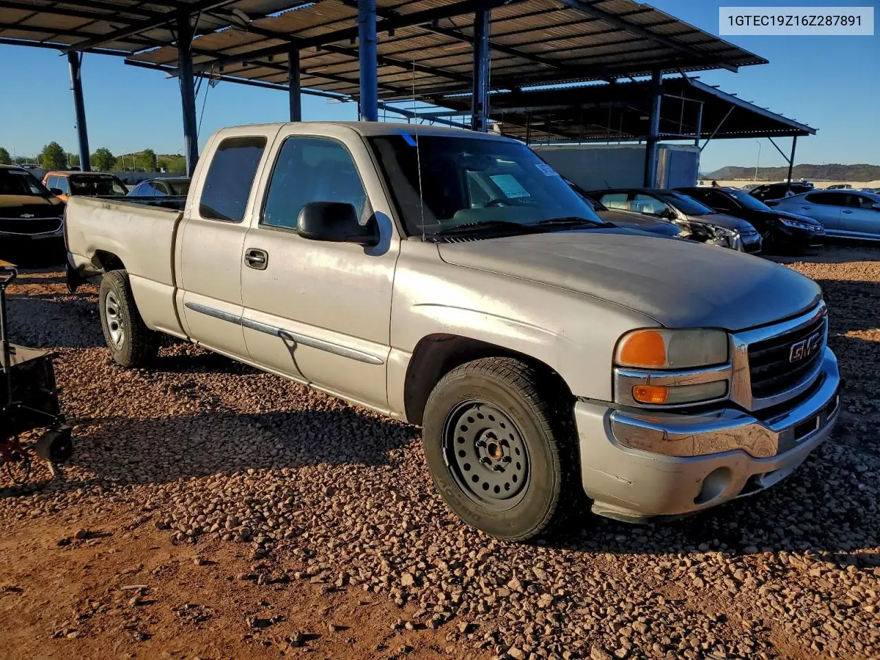 1GTEC19Z16Z287891 2006 GMC New Sierra C1500