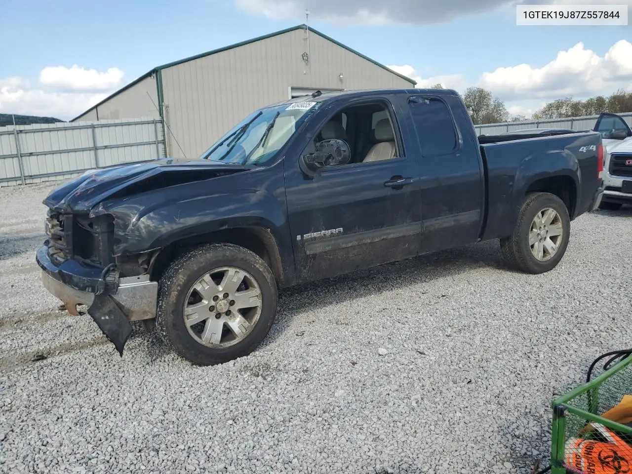1GTEK19J87Z557844 2007 GMC New Sierra K1500