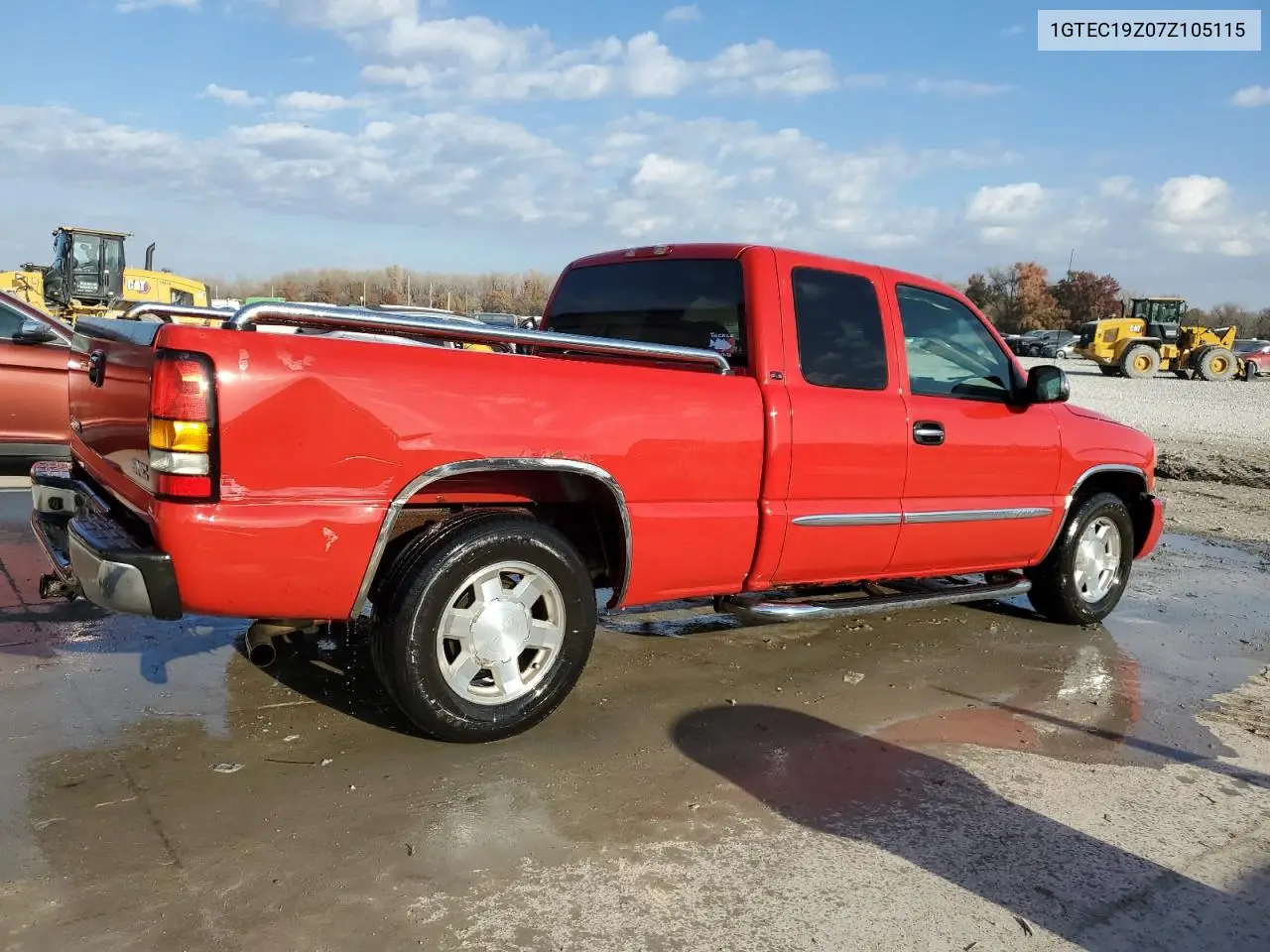 1GTEC19Z07Z105115 2007 GMC New Sierra C1500 Classic