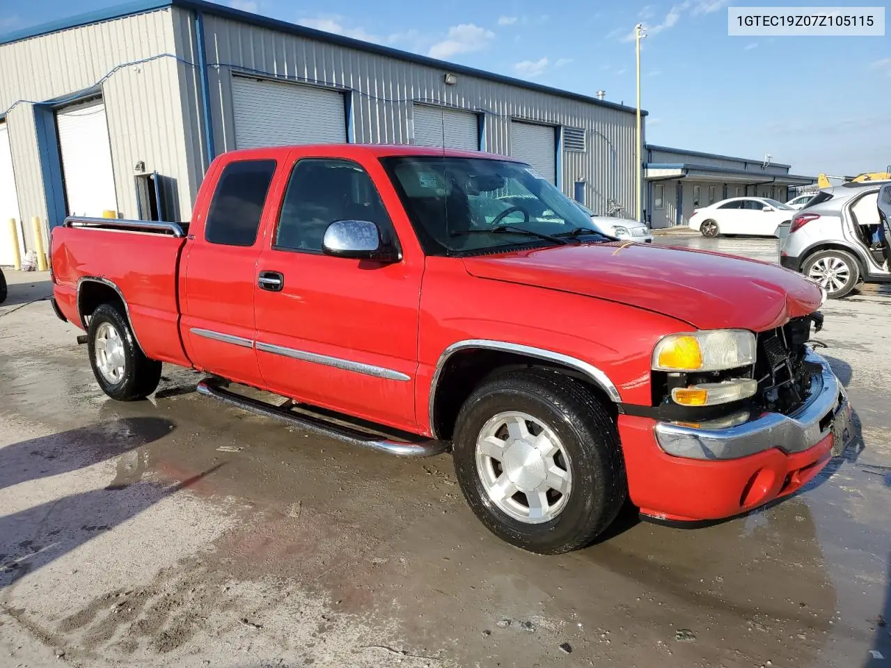1GTEC19Z07Z105115 2007 GMC New Sierra C1500 Classic