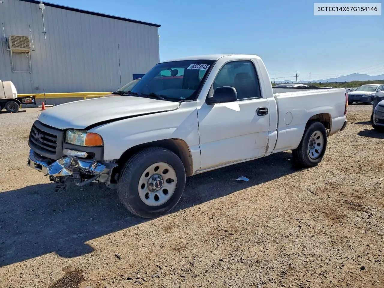 3GTEC14X67G154146 2007 GMC New Sierra C1500 Classic