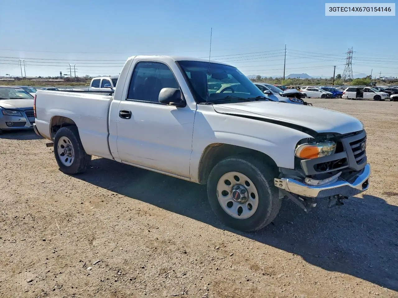 3GTEC14X67G154146 2007 GMC New Sierra C1500 Classic