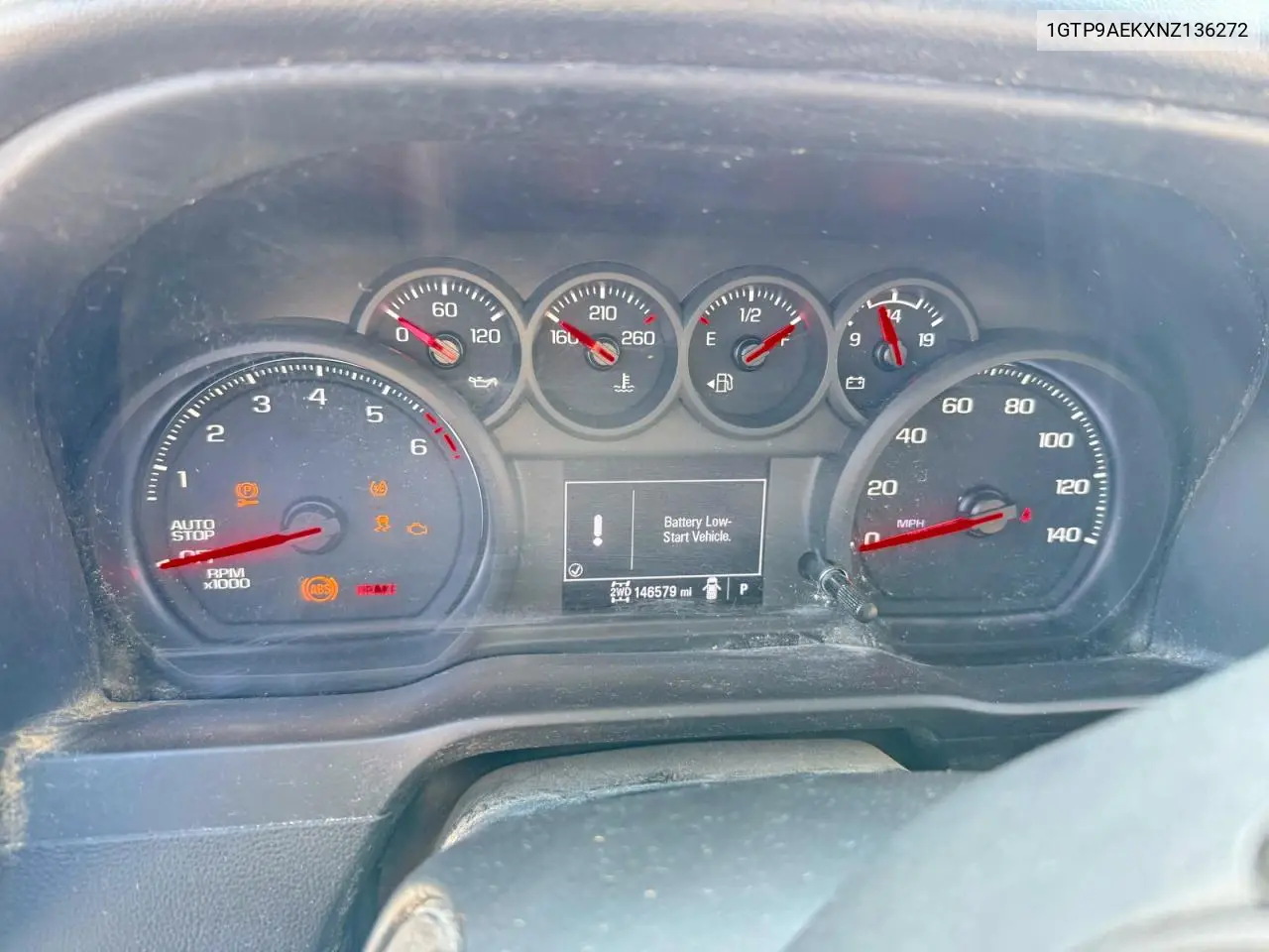 1GTP9AEKXNZ136272 2022 GMC Sierra Limited K1500