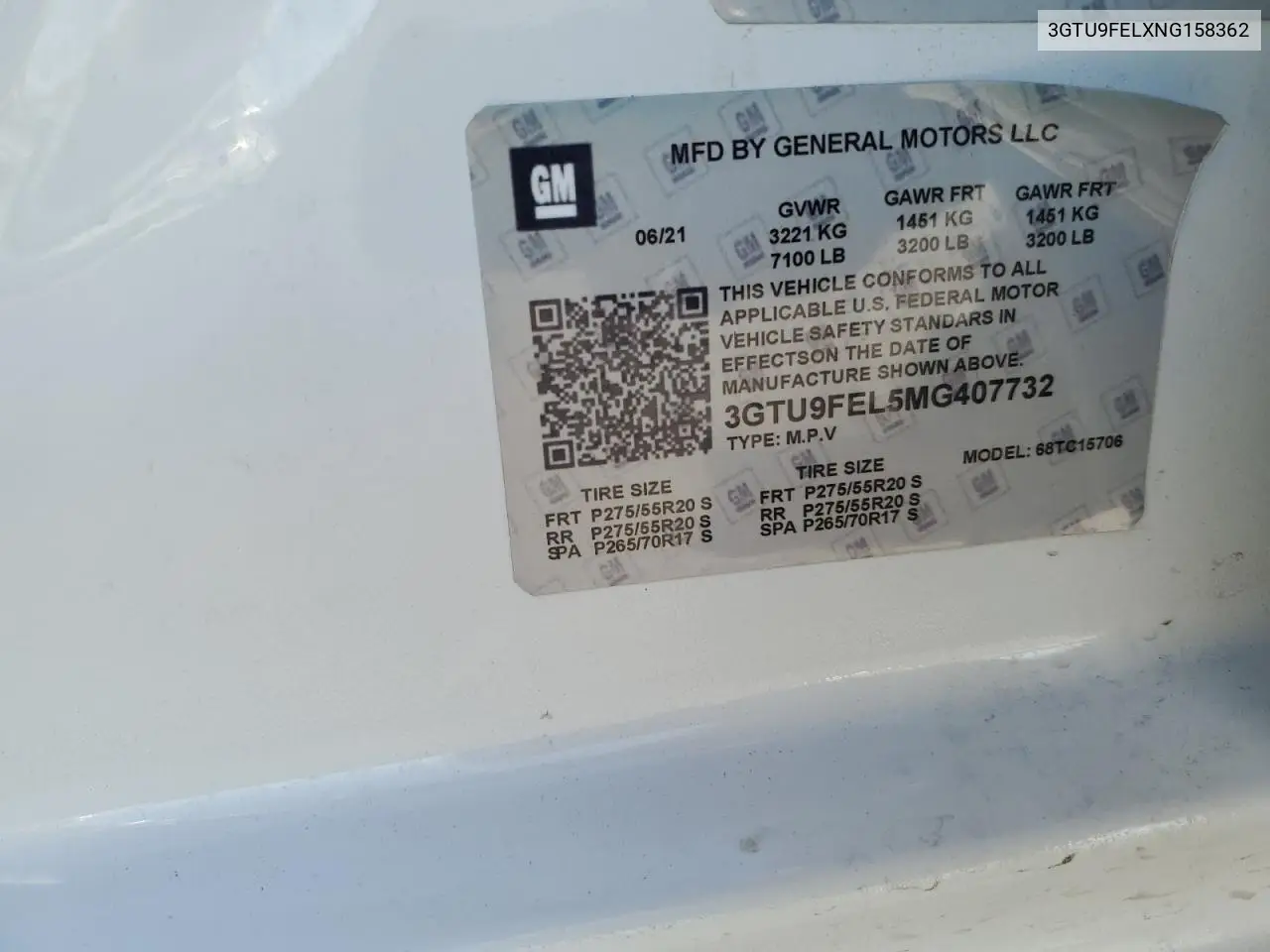 3GTU9FELXNG158362 2022 GMC Sierra Limited K1500 Denali