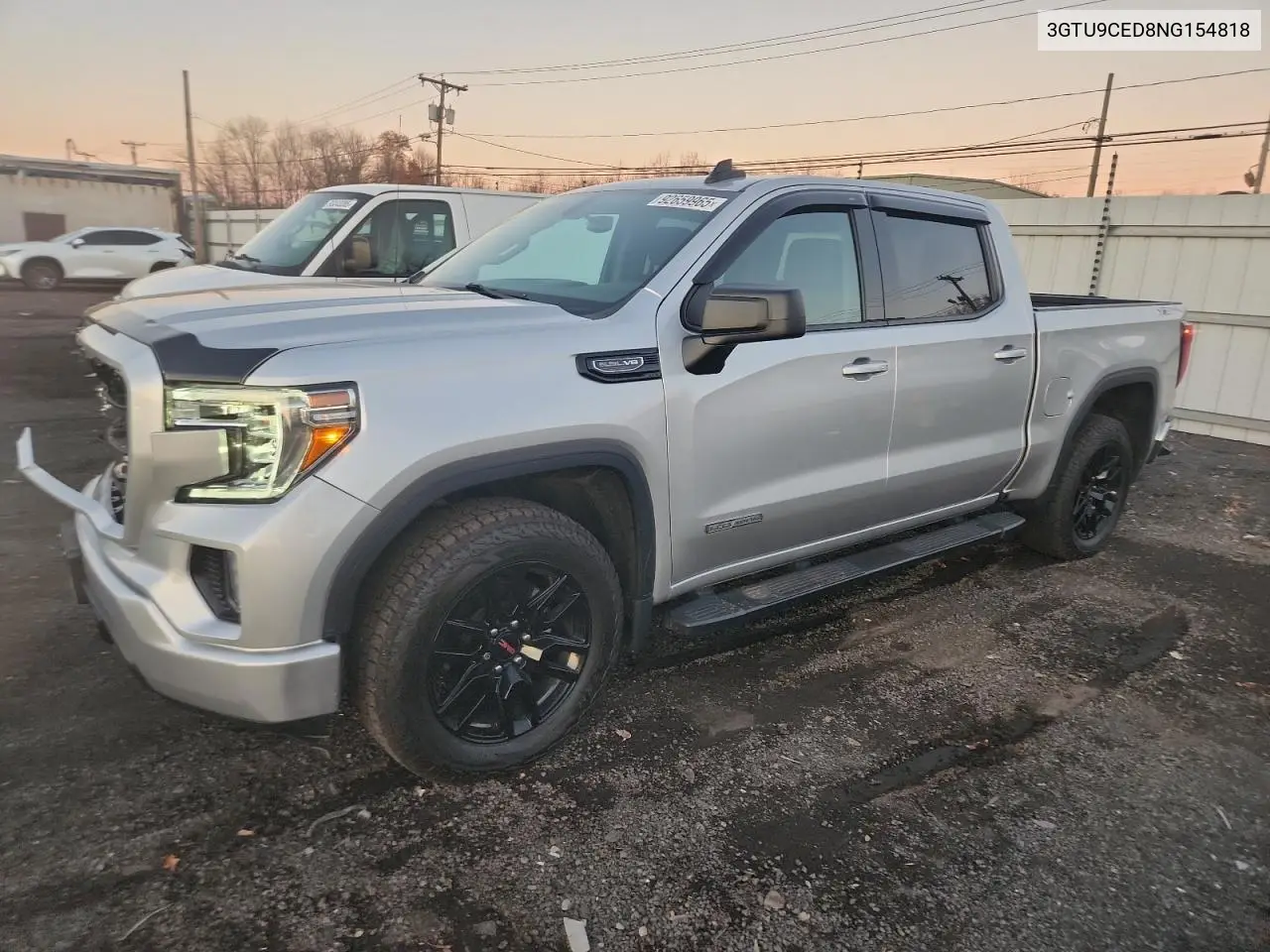 3GTU9CED8NG154818 2022 GMC Sierra Limited K1500 Elevation