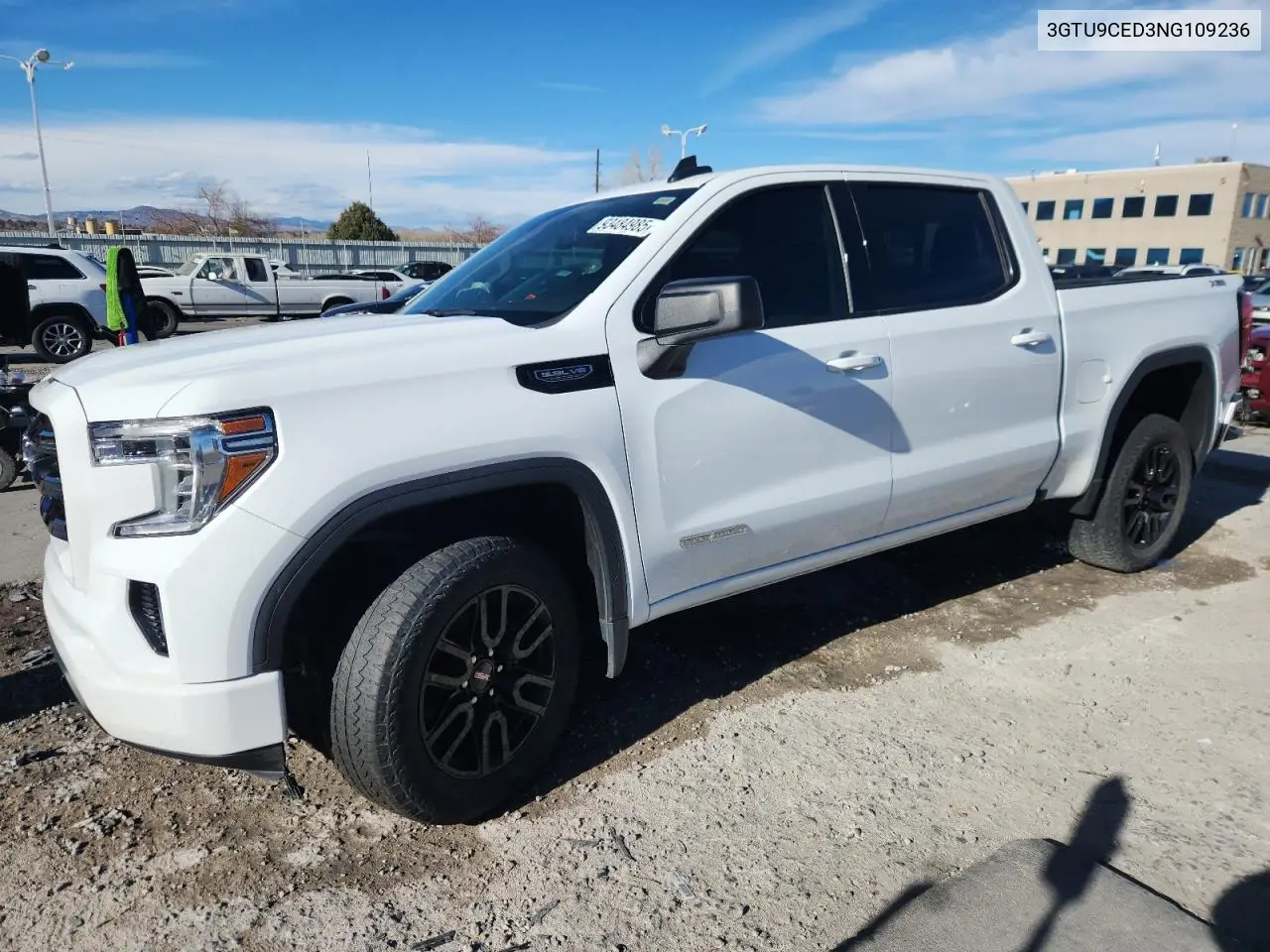 3GTU9CED3NG109236 2022 GMC Sierra Limited K1500 Elevation