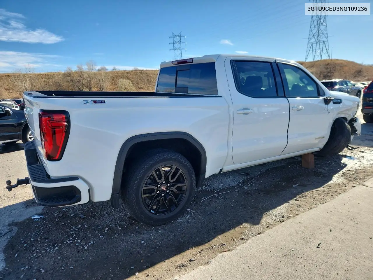 3GTU9CED3NG109236 2022 GMC Sierra Limited K1500 Elevation