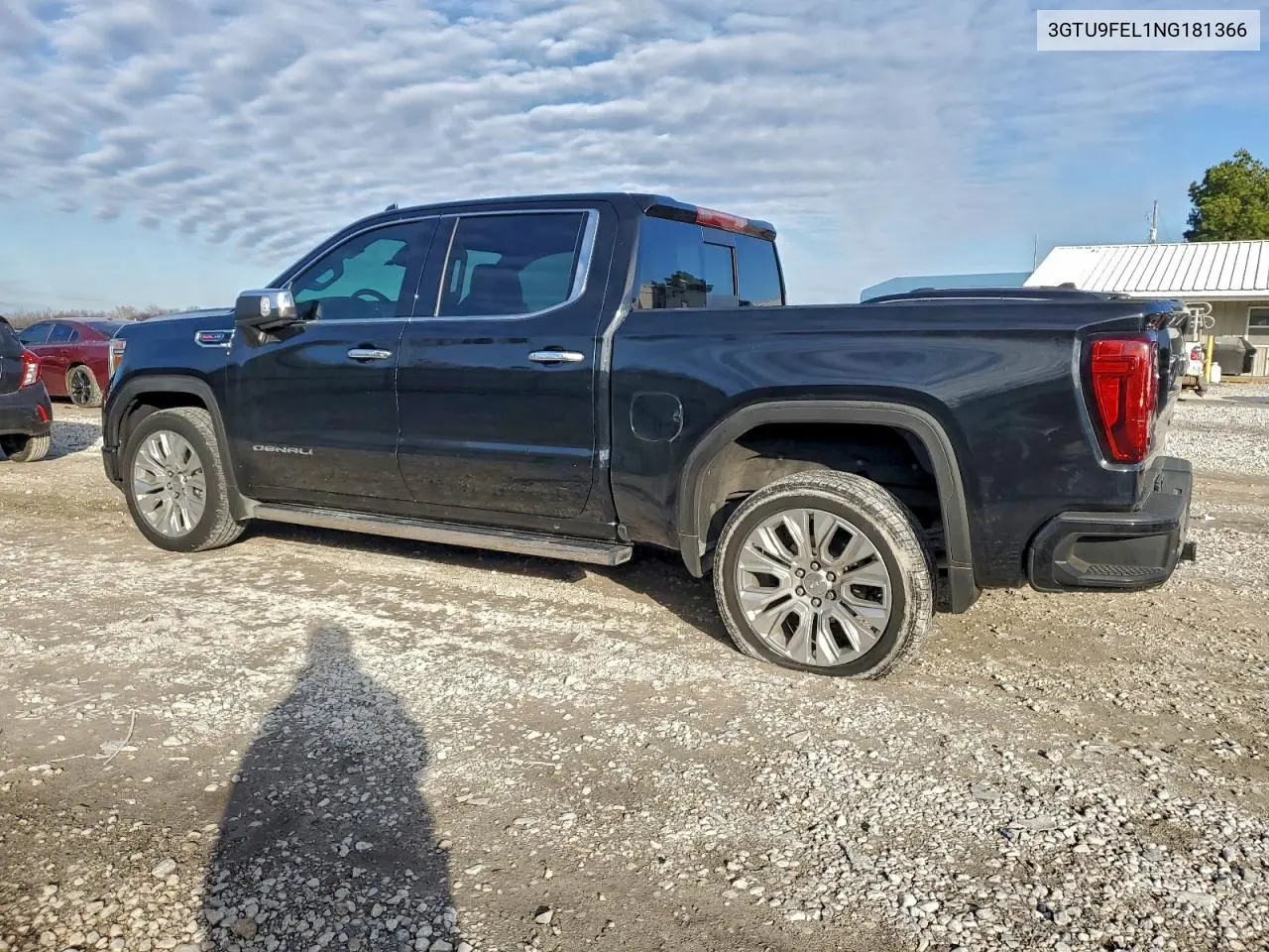 3GTU9FEL1NG181366 2022 GMC Sierra Limited K1500 Denali