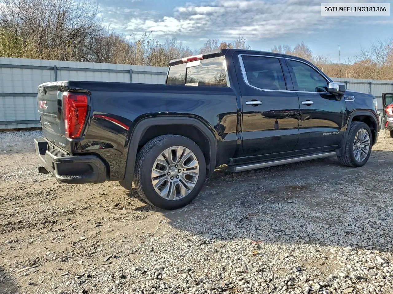 3GTU9FEL1NG181366 2022 GMC Sierra Limited K1500 Denali