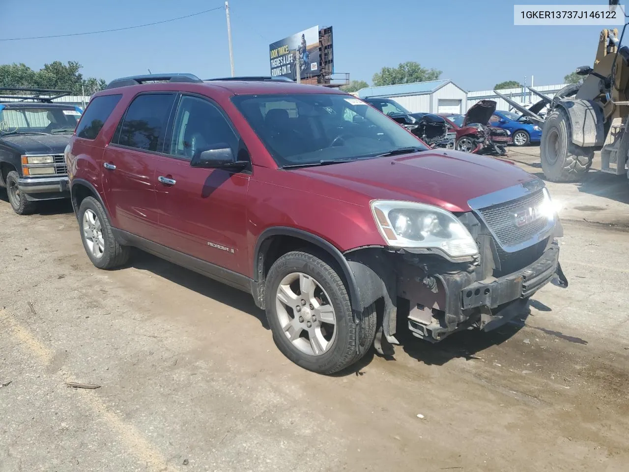 1GKER13737J146122 2007 GMC Acadia Sle