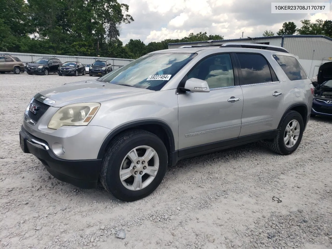 1GKER23708J170787 2008 GMC Acadia Slt-1