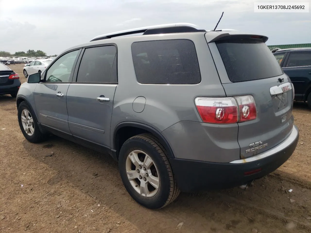 1GKER13708J245692 2008 GMC Acadia Sle