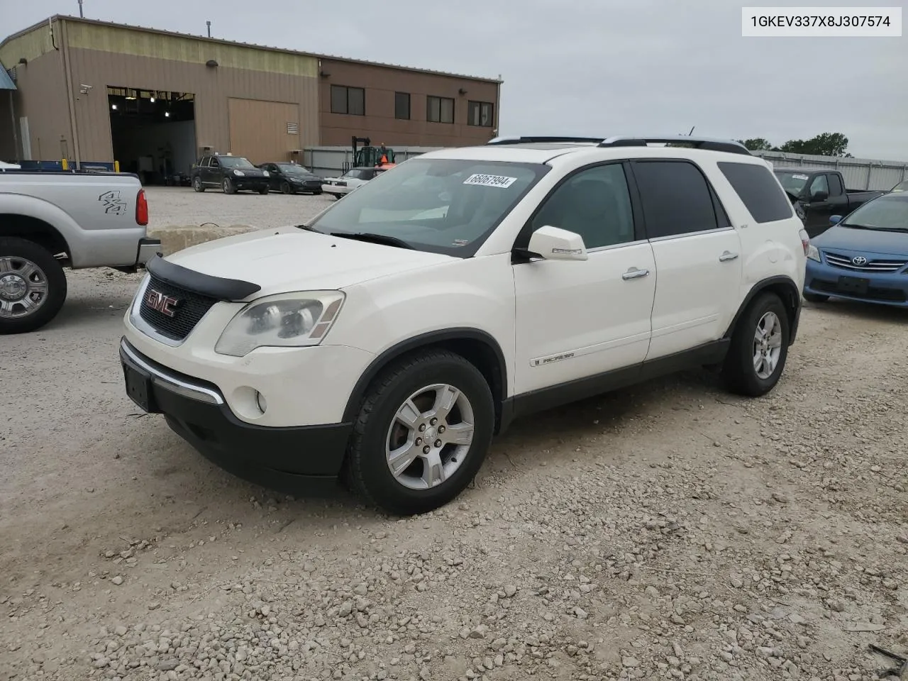 1GKEV337X8J307574 2008 GMC Acadia Slt-2