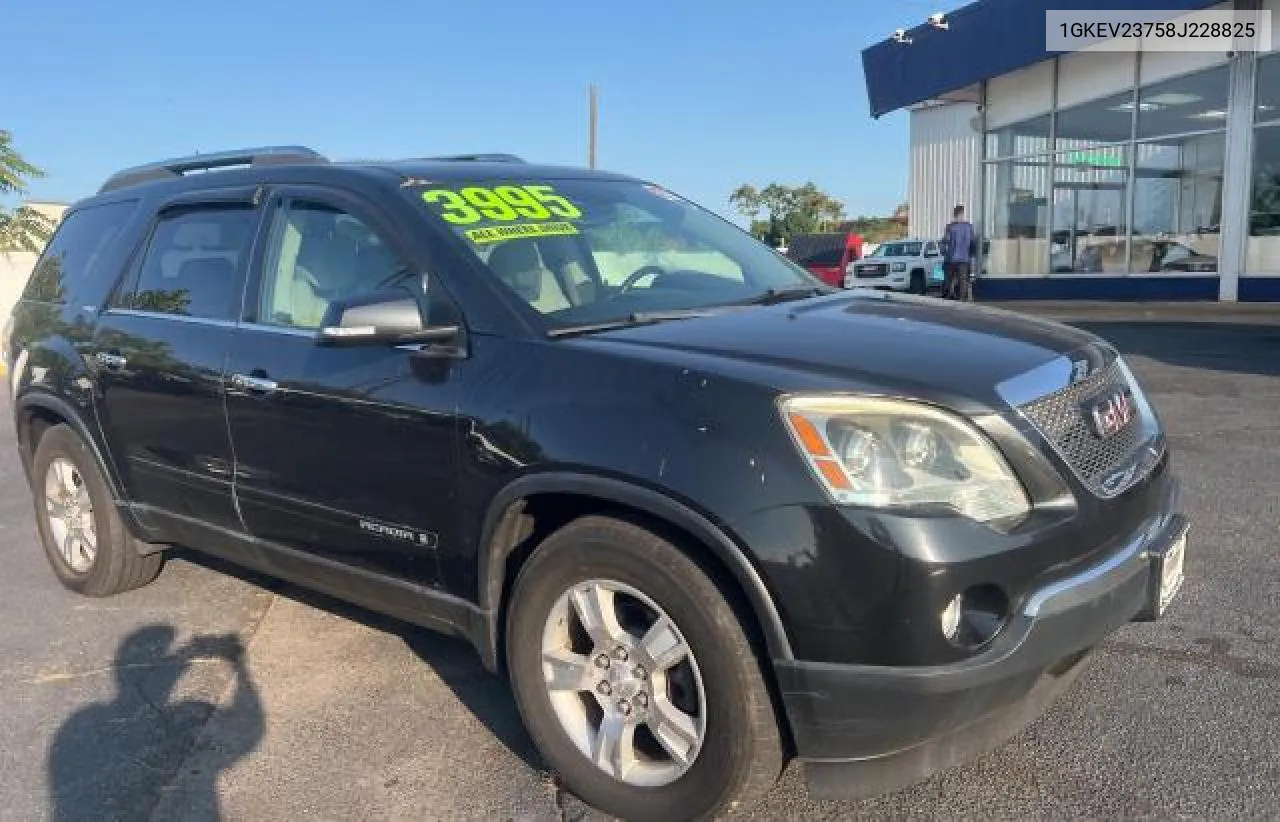 1GKEV23758J228825 2008 GMC Acadia Slt-1