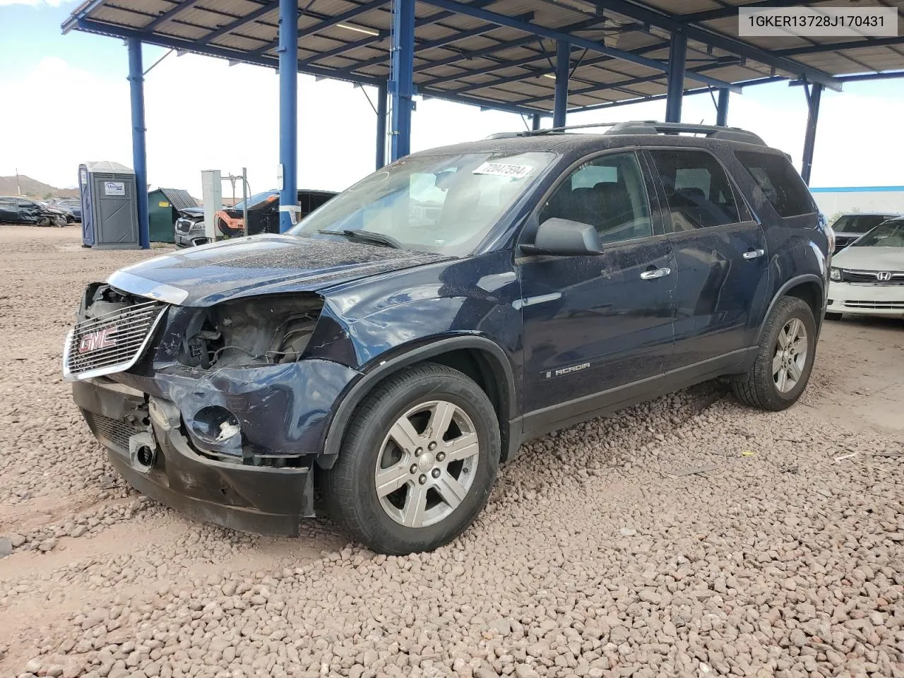 1GKER13728J170431 2008 GMC Acadia Sle