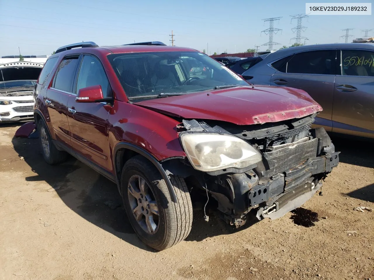 1GKEV23D29J189232 2009 GMC Acadia Slt-1