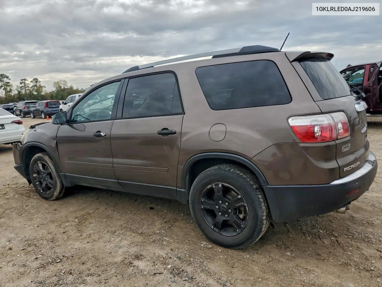1GKLRLED0AJ219606 2010 GMC Acadia Sle