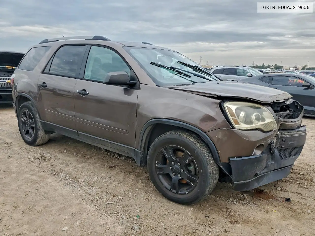 1GKLRLED0AJ219606 2010 GMC Acadia Sle