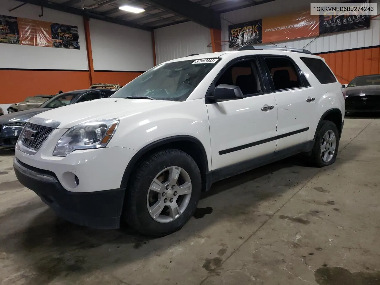 1GKKVNED6BJ274243 2011 GMC Acadia Sle