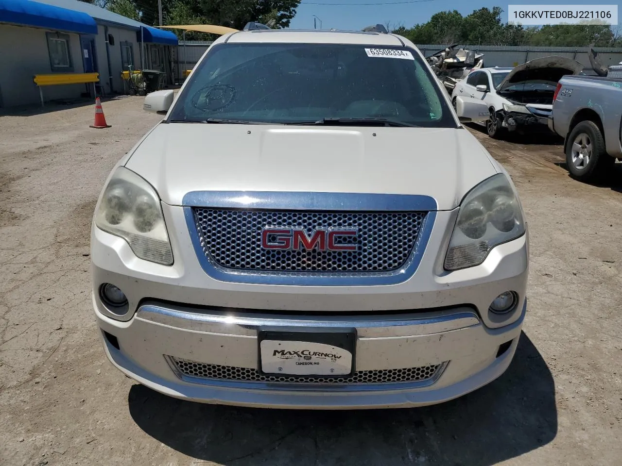 1GKKVTED0BJ221106 2011 GMC Acadia Denali