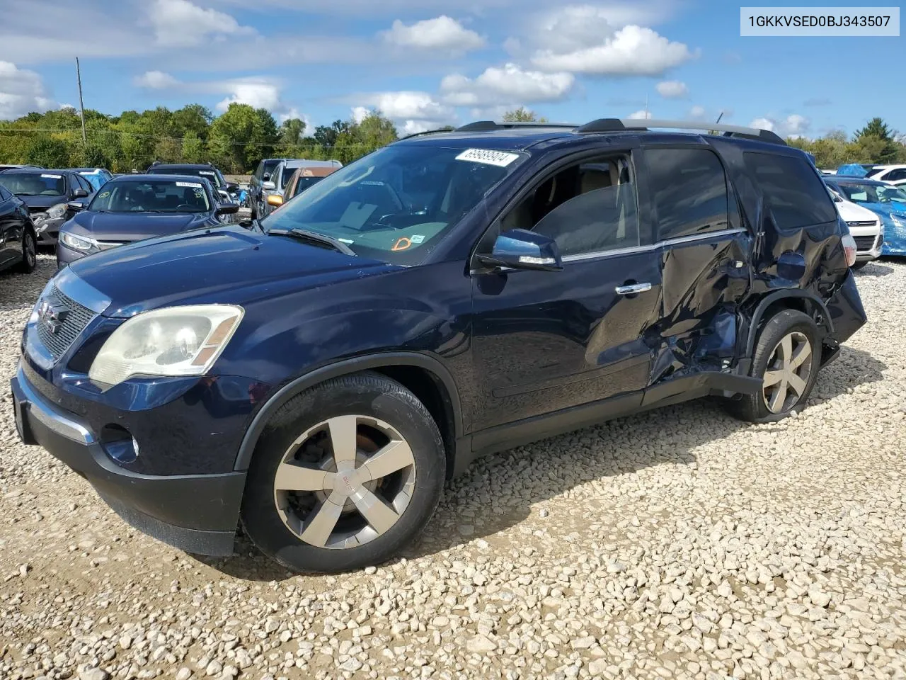 1GKKVSED0BJ343507 2011 GMC Acadia Slt-2