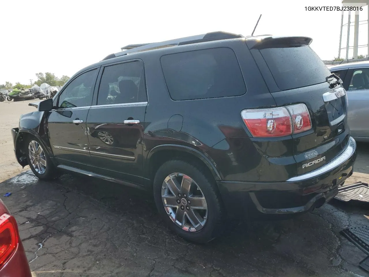 1GKKVTED7BJ238016 2011 GMC Acadia Denali