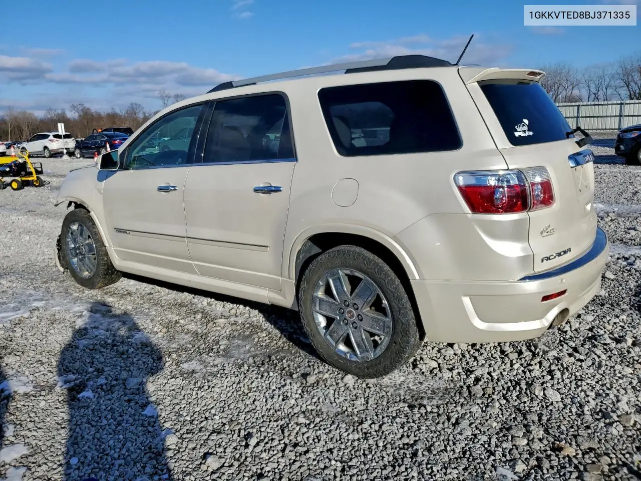 1GKKVTED8BJ371335 2011 GMC Acadia Denali