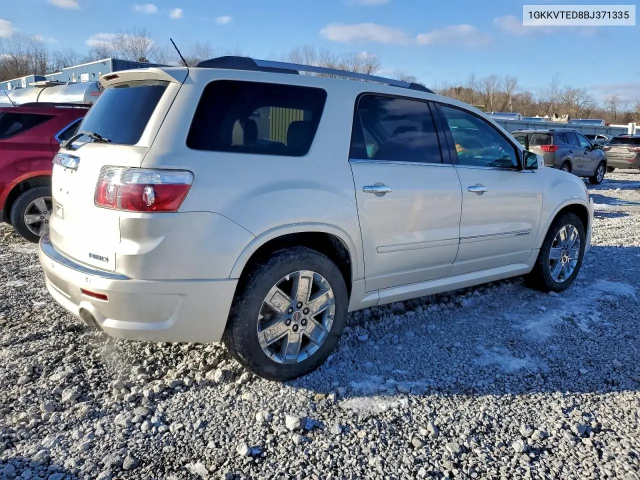 1GKKVTED8BJ371335 2011 GMC Acadia Denali