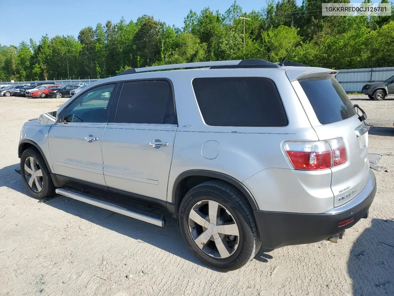 1GKKRRED0CJ126781 2012 GMC Acadia Slt-1