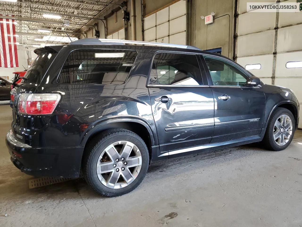 1GKKVTED8CJ358263 2012 GMC Acadia Denali