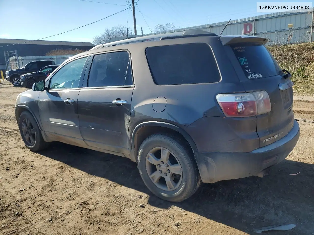 1GKKVNED9CJ334808 2012 GMC Acadia Sle