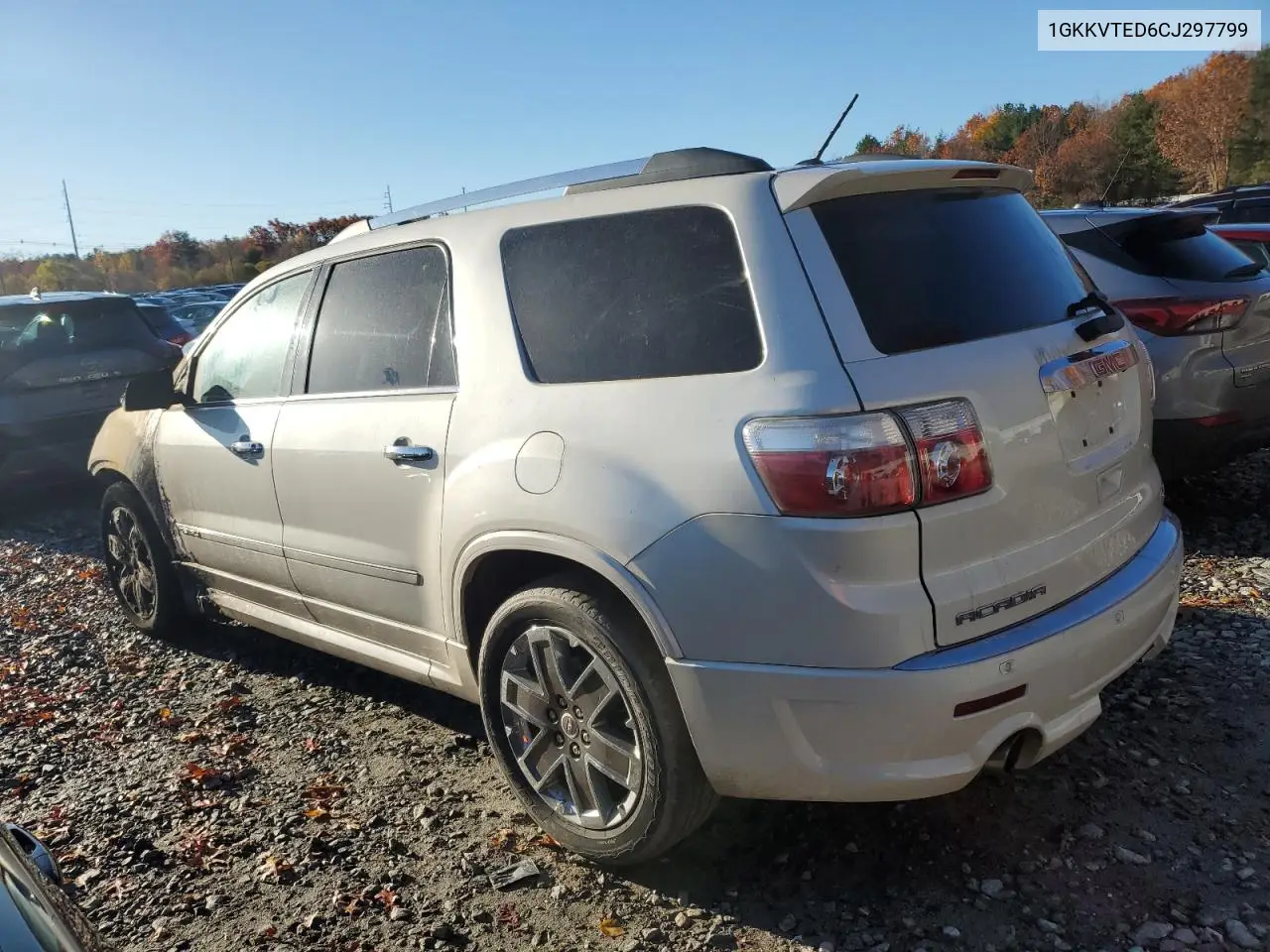 1GKKVTED6CJ297799 2012 GMC Acadia Denali