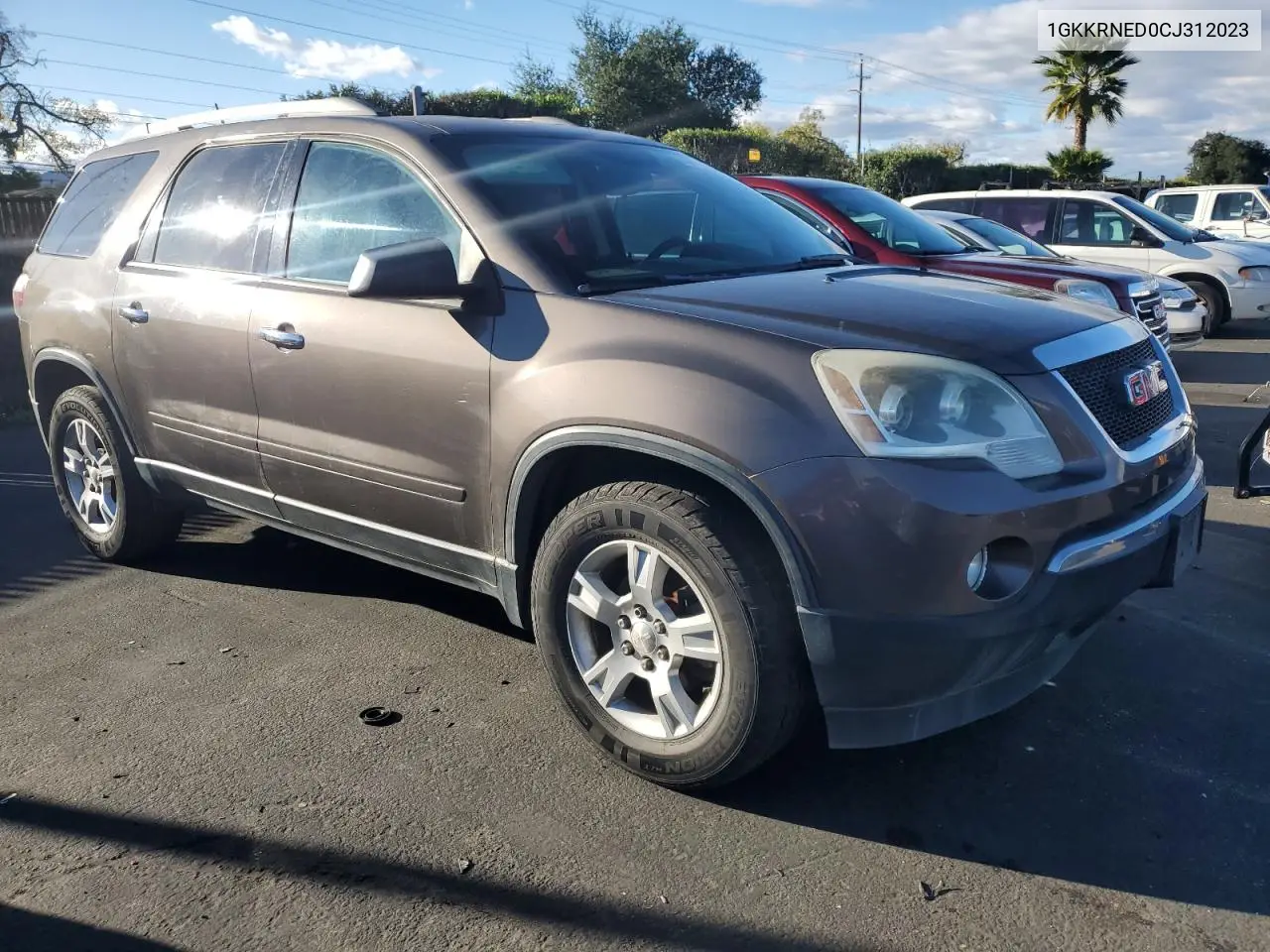 1GKKRNED0CJ312023 2012 GMC Acadia Sle