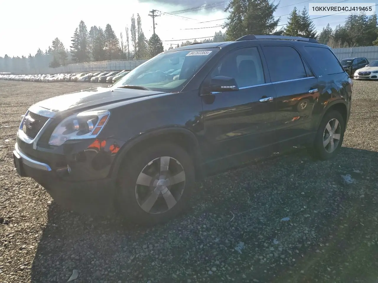 1GKKVRED4CJ419465 2012 GMC Acadia Slt-1