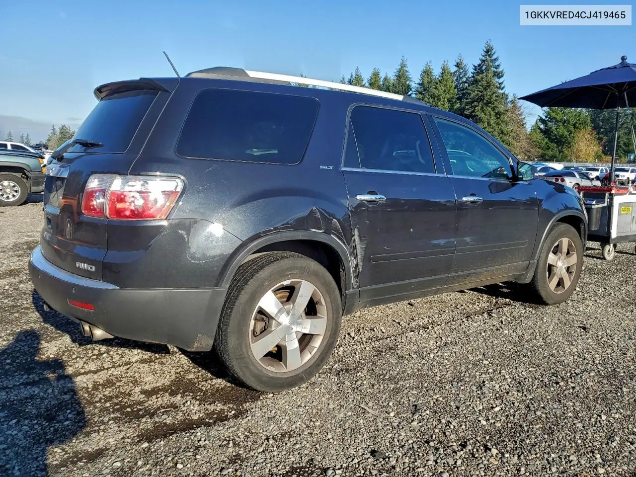 1GKKVRED4CJ419465 2012 GMC Acadia Slt-1