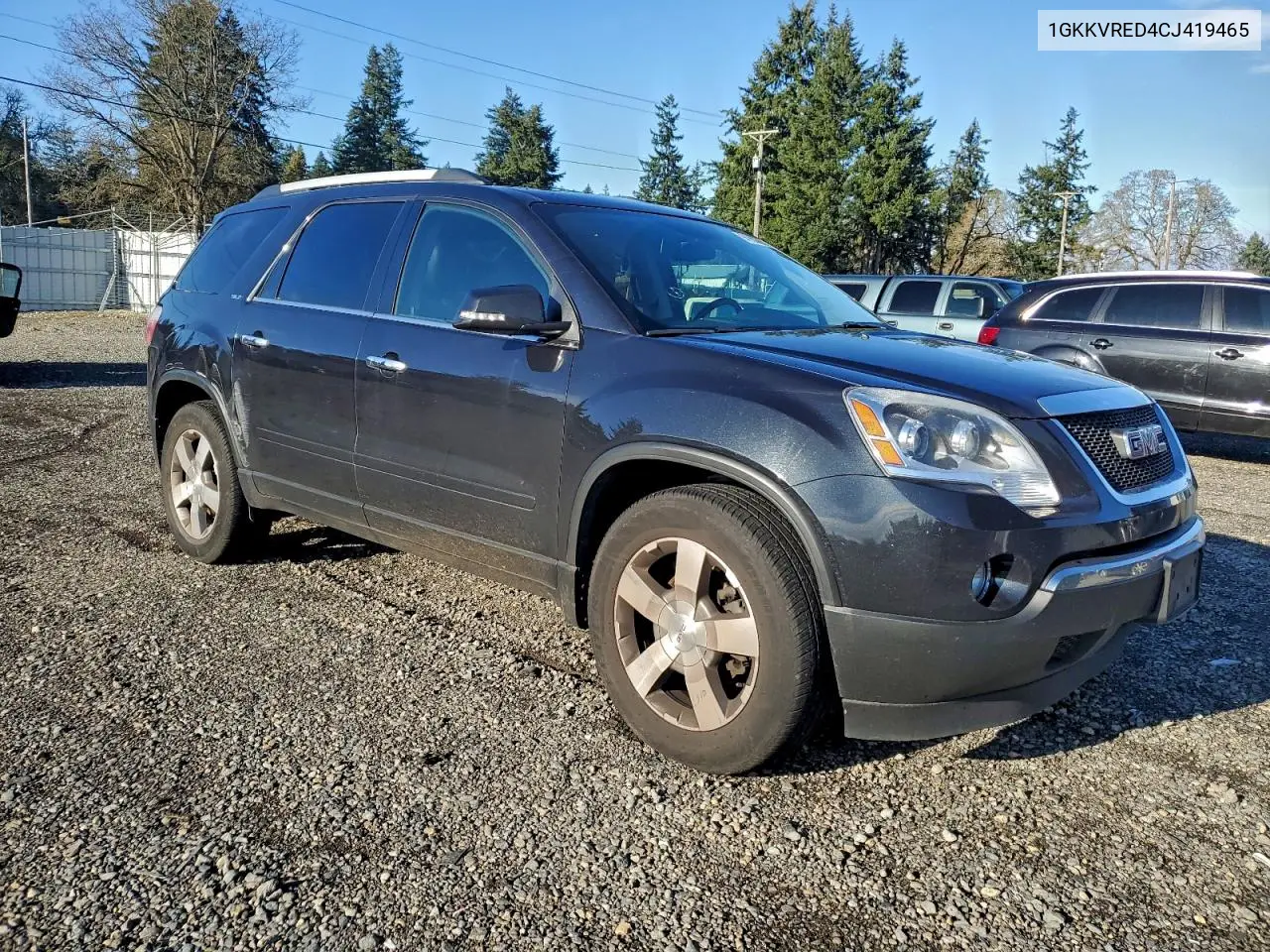 1GKKVRED4CJ419465 2012 GMC Acadia Slt-1