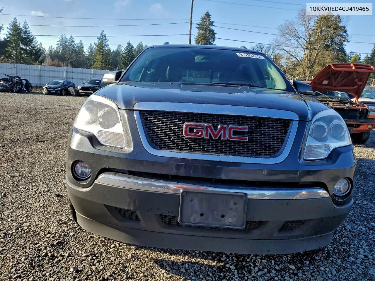 1GKKVRED4CJ419465 2012 GMC Acadia Slt-1