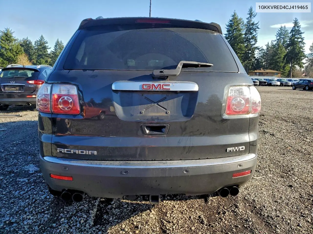 1GKKVRED4CJ419465 2012 GMC Acadia Slt-1