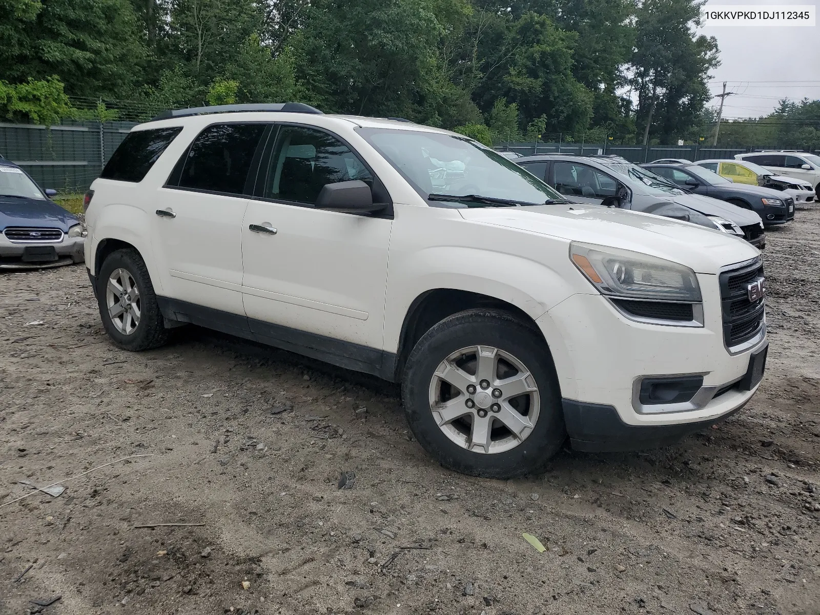 1GKKVPKD1DJ112345 2013 GMC Acadia Sle