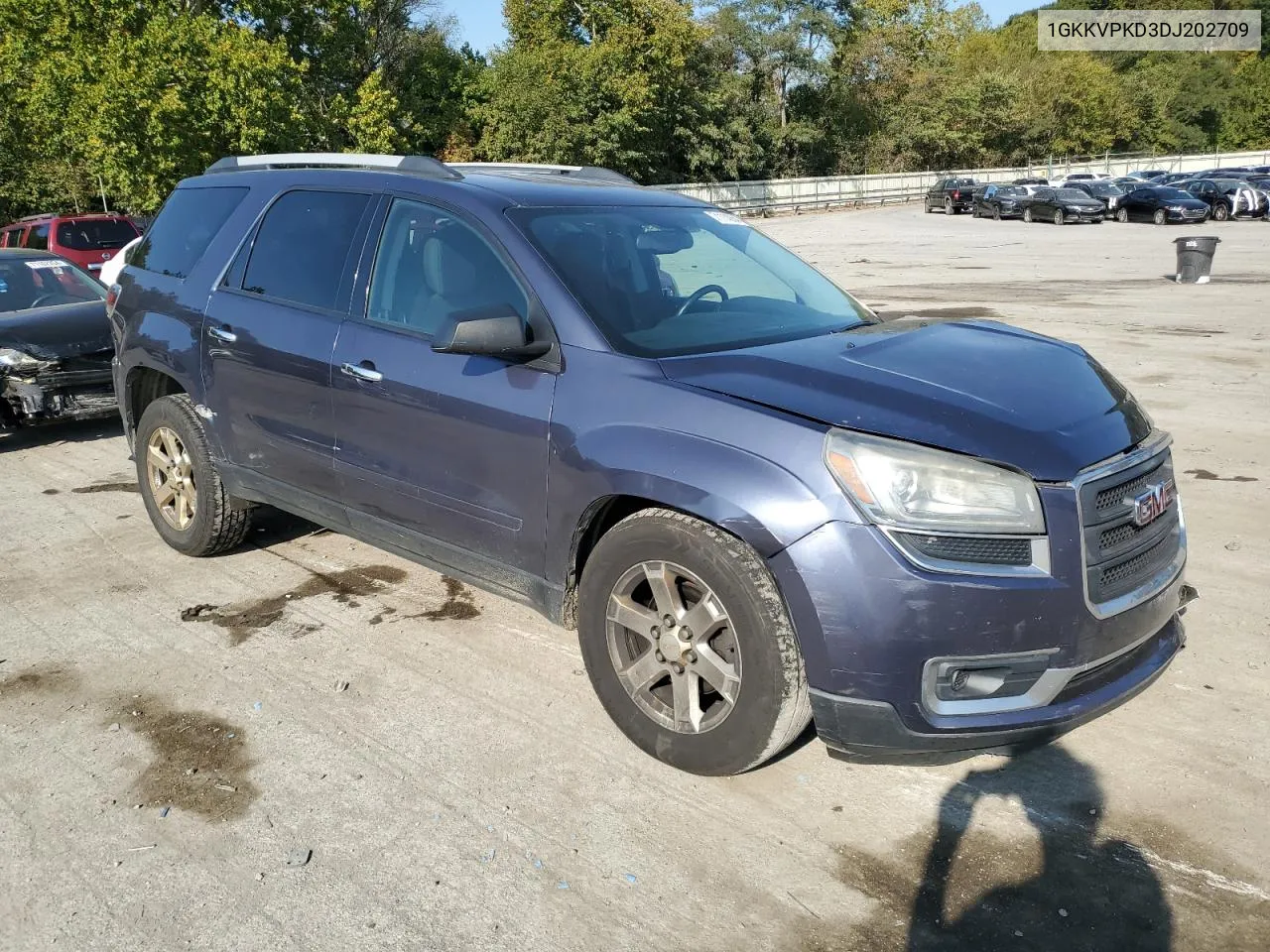 1GKKVPKD3DJ202709 2013 GMC Acadia Sle