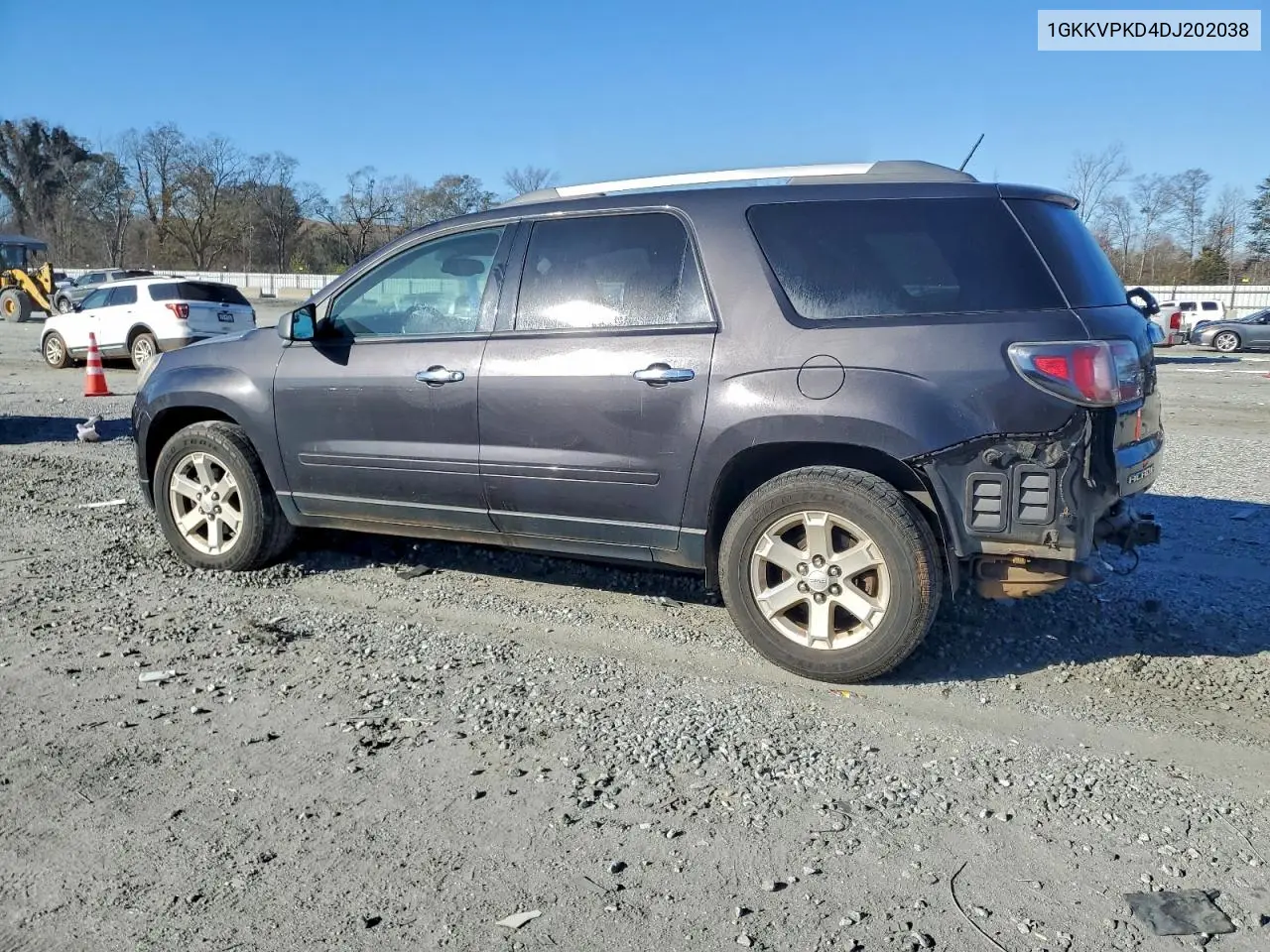 1GKKVPKD4DJ202038 2013 GMC Acadia Sle