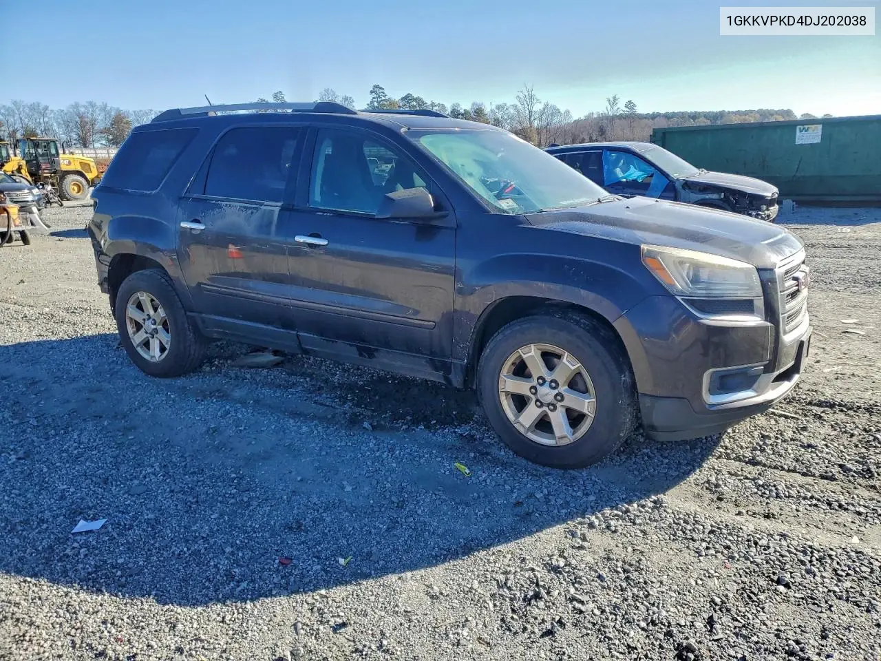 1GKKVPKD4DJ202038 2013 GMC Acadia Sle